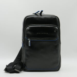 PIQUADRO MONOSPALLA/ZAINO BLUESQUARE PELLE NERO
