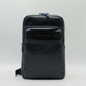 PIQUADRO MONOSPALLA/ZAINO TASCA BLUESQUARE PELLE BLU