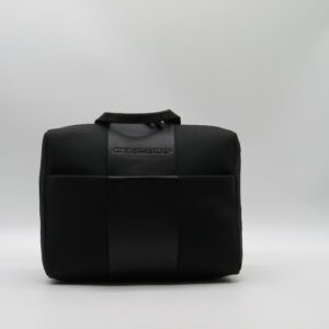 PIQUADRO BEAUTY GRANDE CON MANIGLIA TESSUTO E PELLE NERO