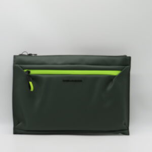 PIQUADRO CUSTODIA PORTA IPAD GOMMATO VERDE