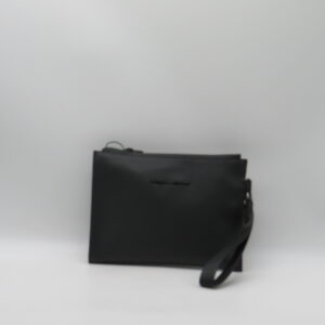 PIQUADRO POCHETTE PICCOLA GOMMATO NERO