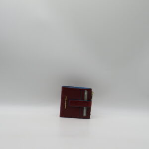 PIQUADRO PORTAFOGLIO MINI DONNA BLUESQUARE PELLE ROSSO