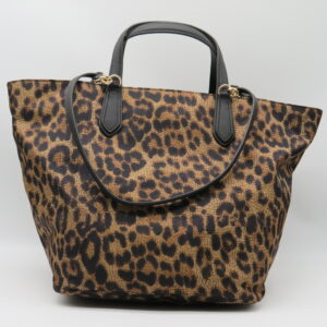 BORBONESE BORSA GRANDE MANO+SOTTOBRACCIO JET MACULATO