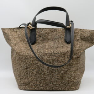 BORBONESE BORSA MEDIA MANO+SOTTOBRACCIO JET MARRONE OP