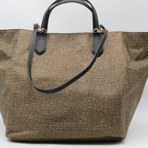 BORBONESE BORSA MAXI MANO/SOTTOBRACCIO JET MARRONE OP