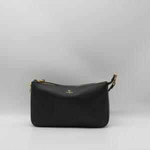 NANNINI SOTTOBRACCIO/TRACOLLA PELLE MARTELLATA NERO