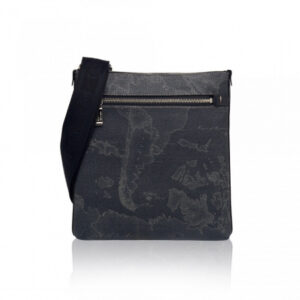 ALVIERO MARTINI 1'CLASSE TRACOLLA UNISEX MEDIA PIATTA GEO BLACK